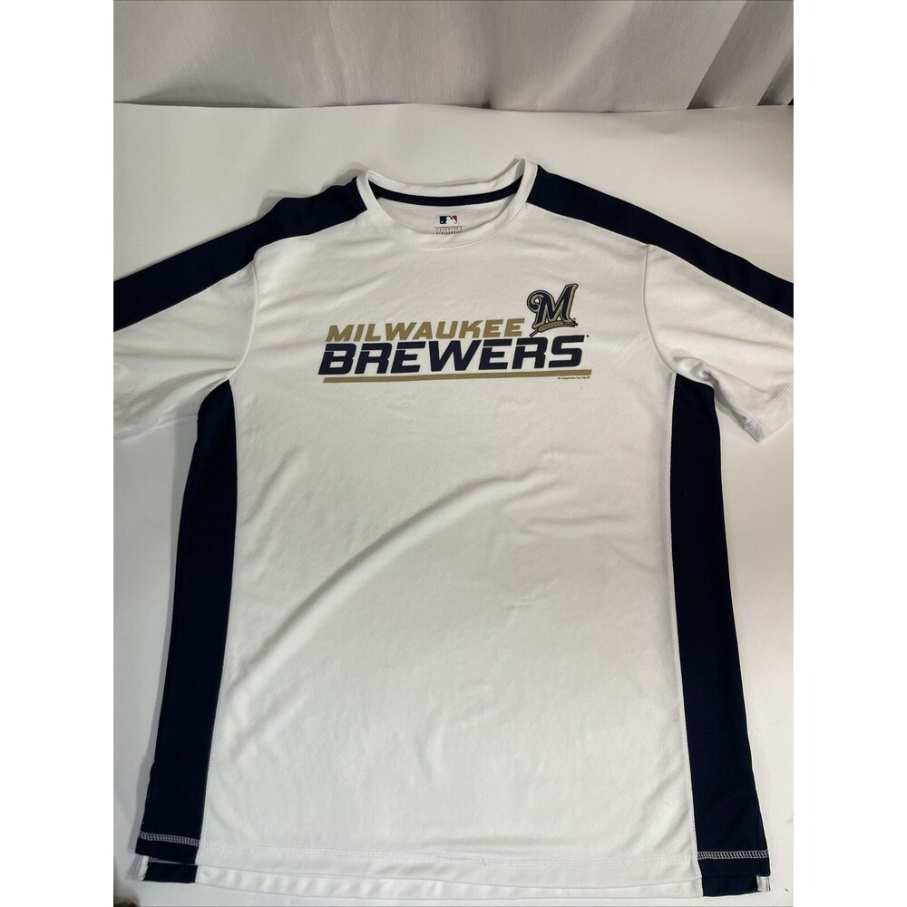 Milwaukee Brewers MLB Genuine Merchandise White T-Shirt Size Men’s XL